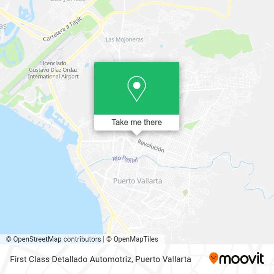 First Class Detallado Automotriz map