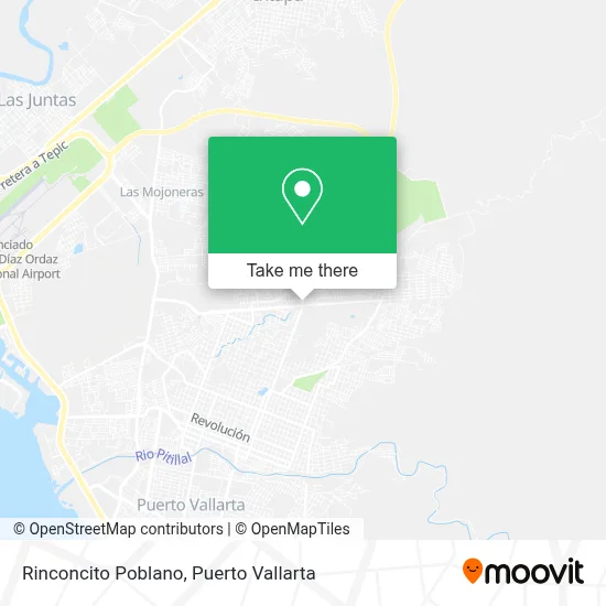 Rinconcito Poblano map