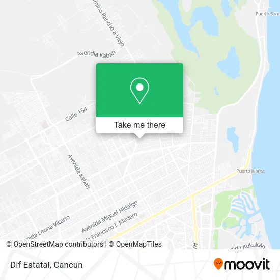 Dif Estatal map