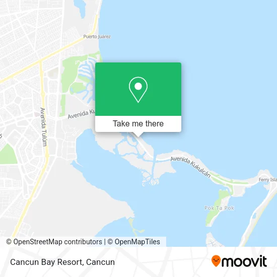 Cancun Bay Resort map