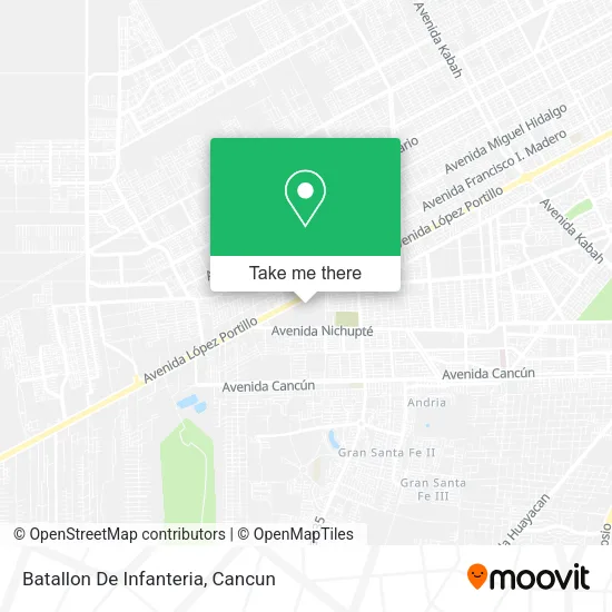 Batallon De Infanteria map