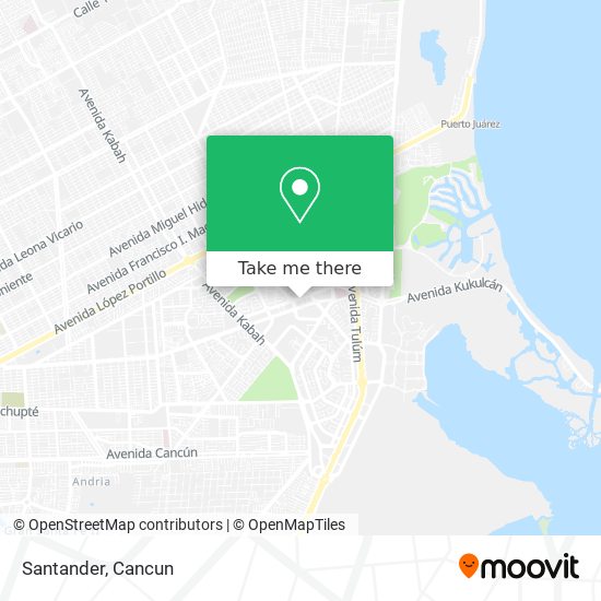 Mapa de Santander