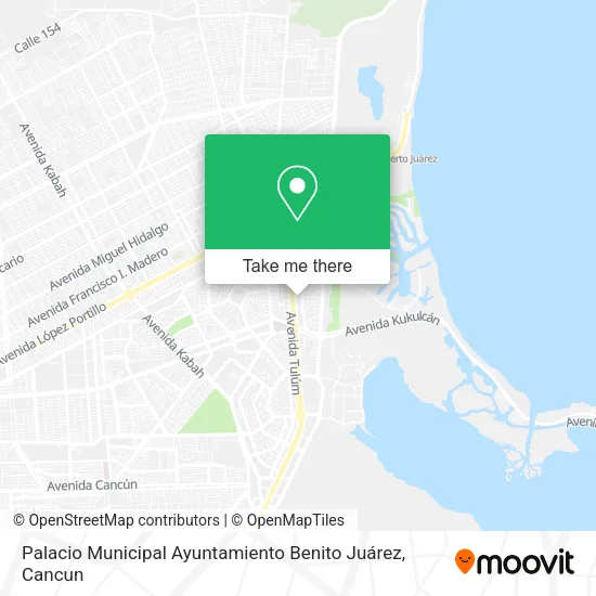 Palacio Municipal Ayuntamiento Benito Juárez map