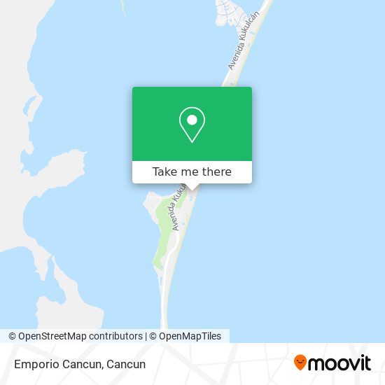 Emporio Cancun map