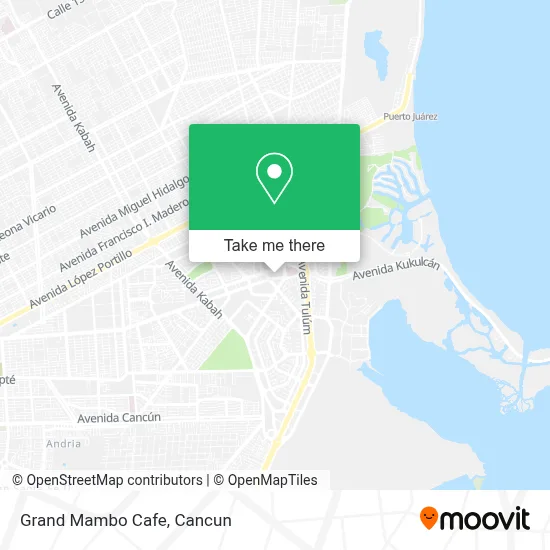 Grand Mambo Cafe map