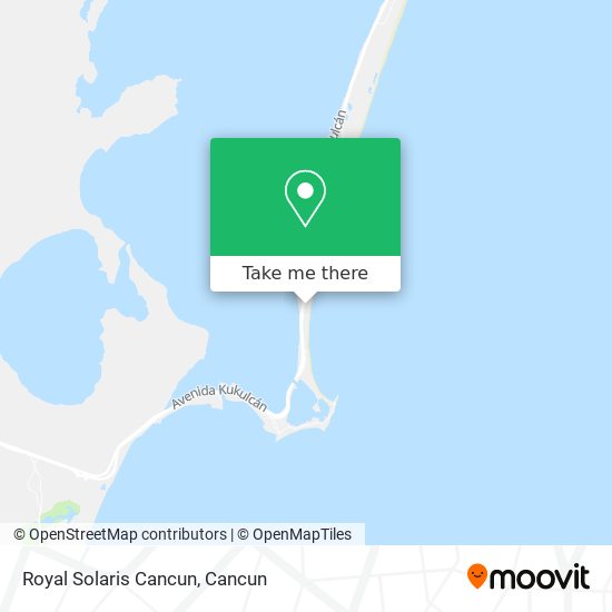 Royal Solaris Cancun map