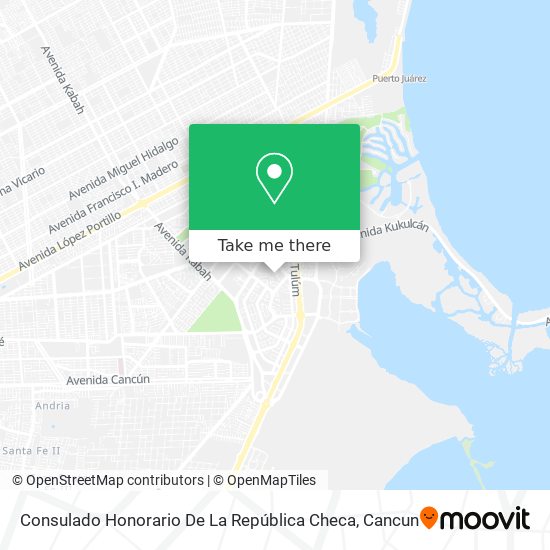 Consulado Honorario De La República Checa map