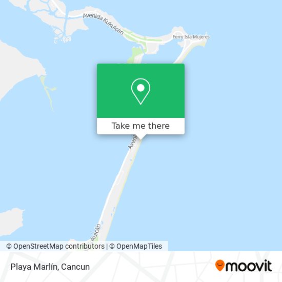 Playa Marlín map