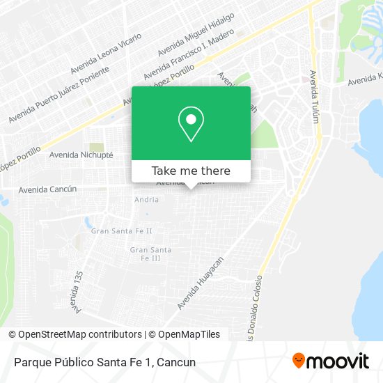 Parque Público Santa Fe 1 map