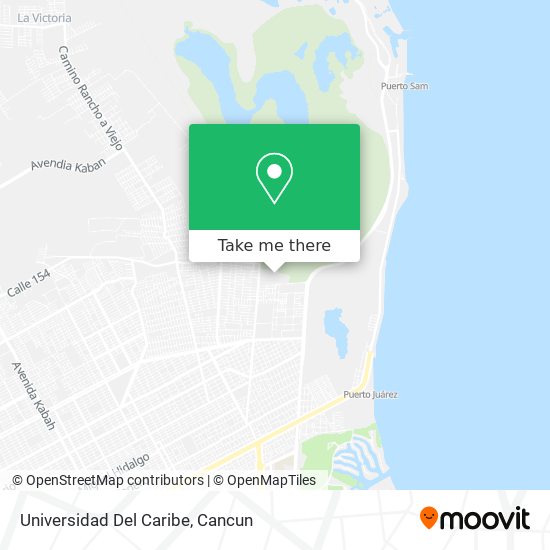 Universidad Del Caribe map