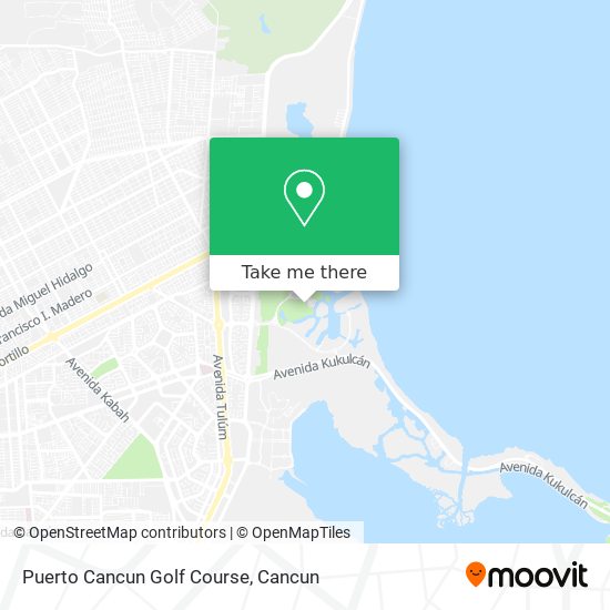 Mapa de Puerto Cancun Golf Course