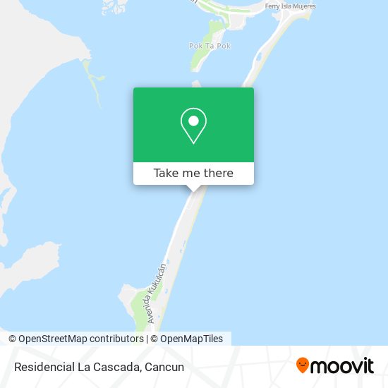 Residencial La Cascada map