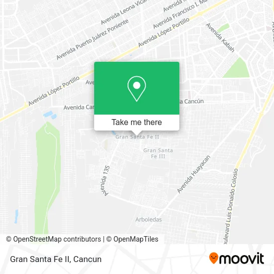 Gran Santa Fe II map
