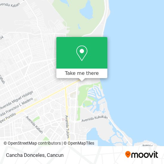 Mapa de Cancha Donceles
