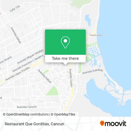 Restaurant Que Gorditas map