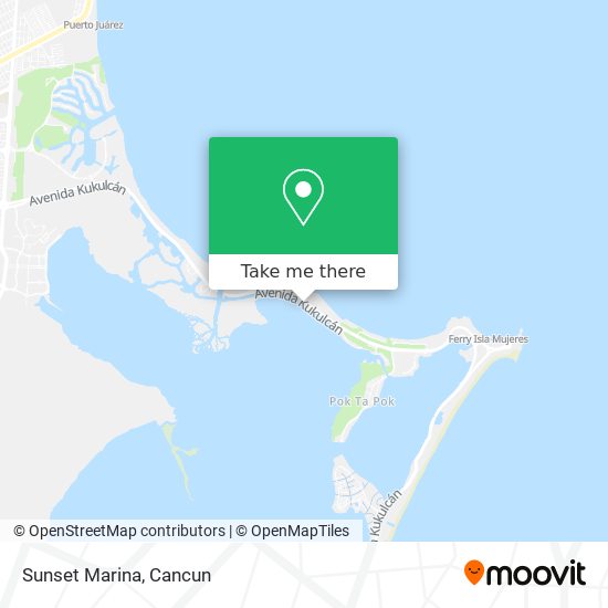 Sunset Marina map