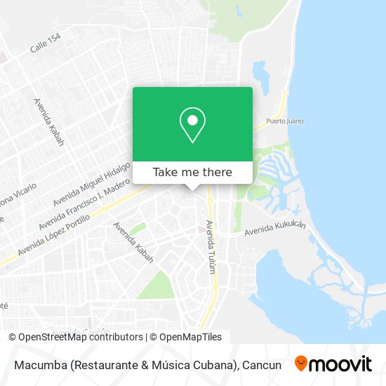 Mapa de Macumba (Restaurante & Música Cubana)