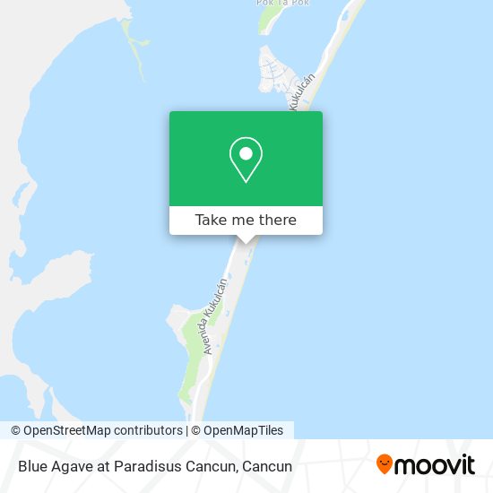 Mapa de Blue Agave at Paradisus Cancun