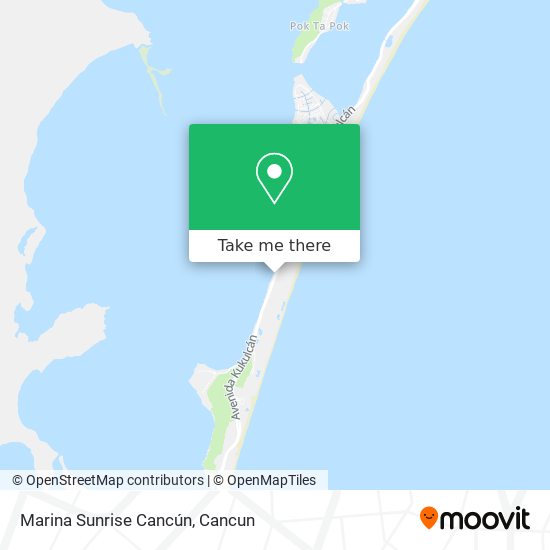 Mapa de Marina Sunrise Cancún