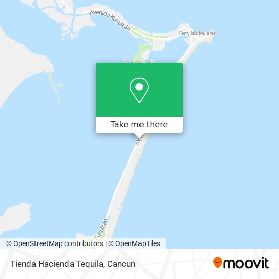 Tienda Hacienda Tequila map