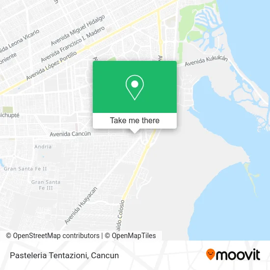 Pasteleria Tentazioni map