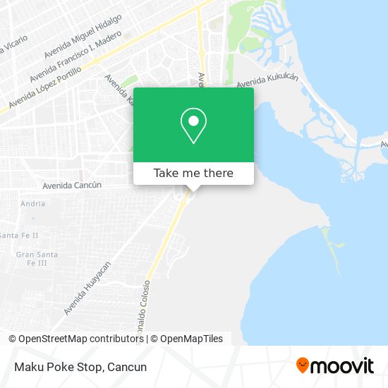 Mapa de Maku Poke Stop