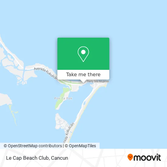 Le Cap Beach Club map