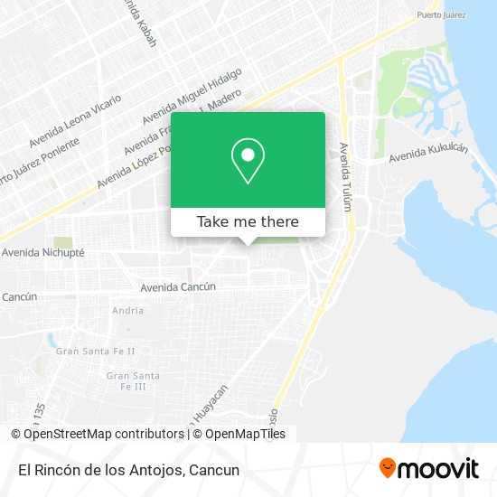 Mapa de El Rincón de los Antojos