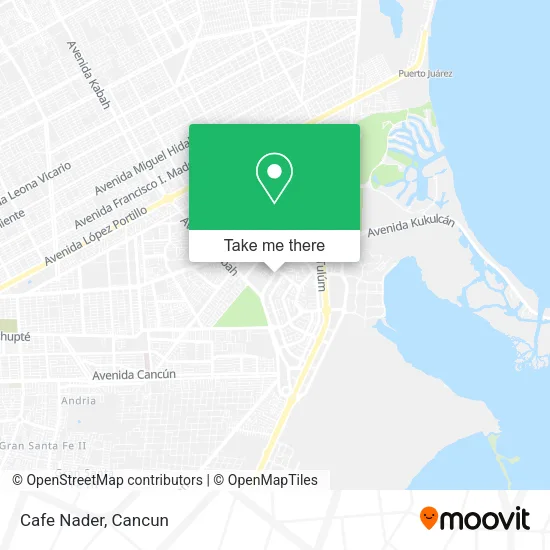 Cafe Nader map