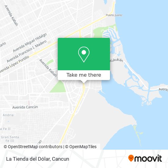 Mapa de La Tienda del Dólar