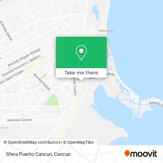 Mapa de Sfera Puerto Cancun