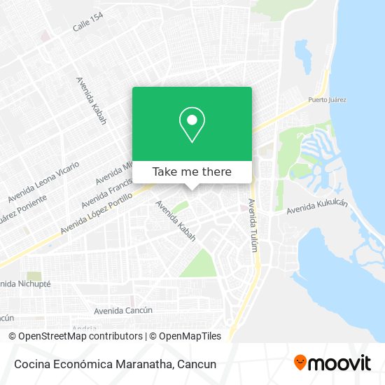 Cocina Económica Maranatha map