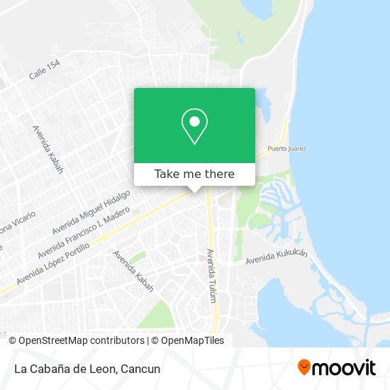 Mapa de La Cabaña de Leon