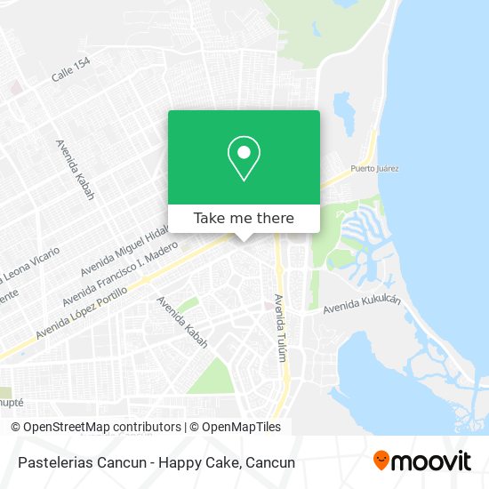 Pastelerias Cancun - Happy Cake map