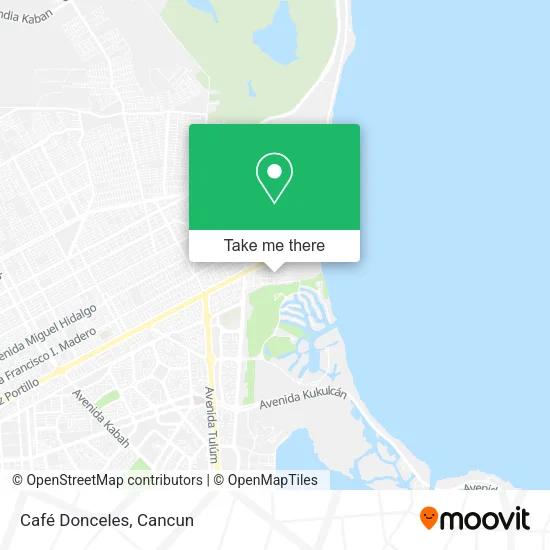Café Donceles map