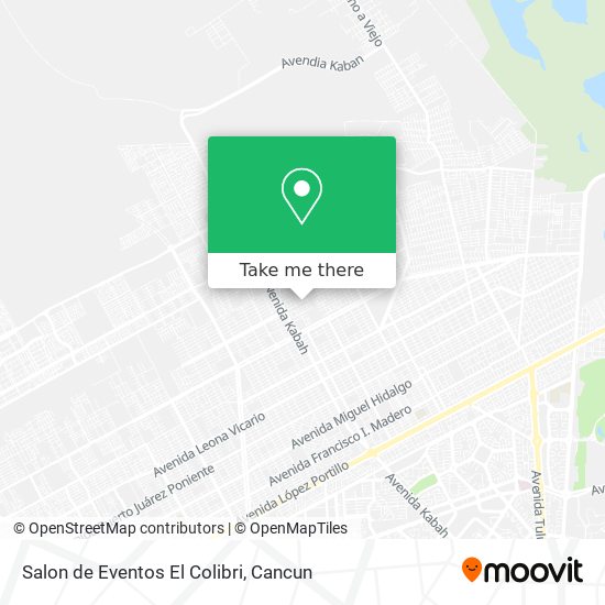 Salon de Eventos El Colibri map