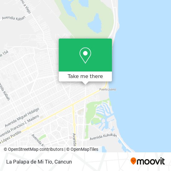 Mapa de La Palapa de Mi Tío