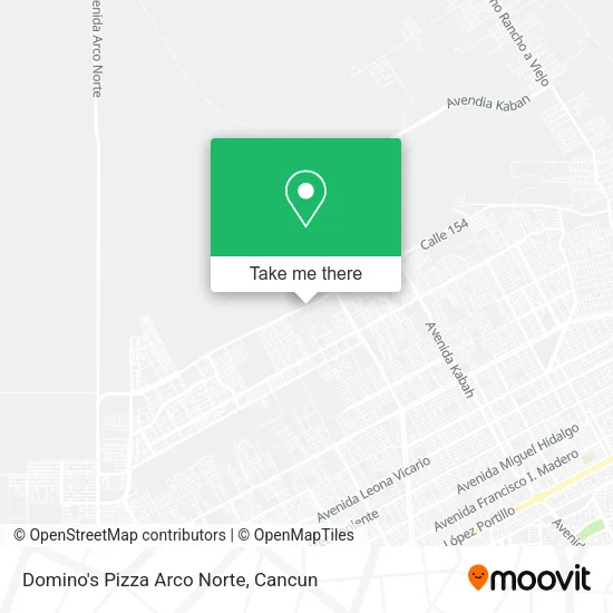 Domino's Pizza Arco Norte map