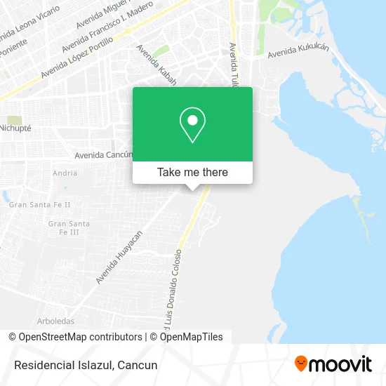 Residencial Islazul map