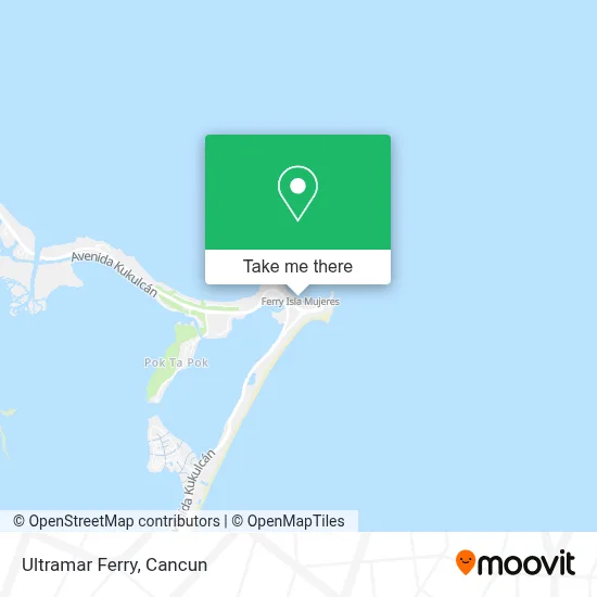 Ultramar Ferry map
