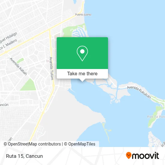 Ruta 15 map