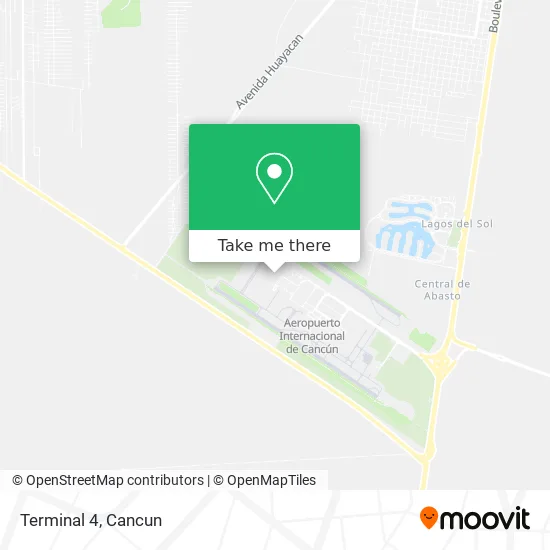 Mapa de Terminal 4