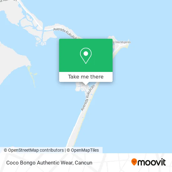 Coco Bongo Authentic Wear map