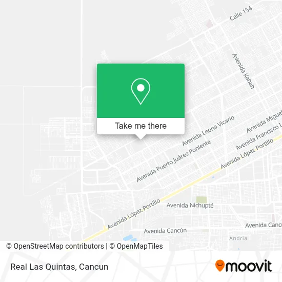 Real Las Quintas map