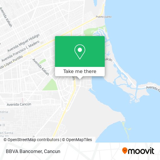 Mapa de BBVA Bancomer