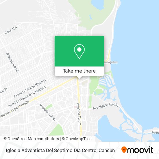 Mapa de Iglesia Adventista Del Séptimo Día Centro