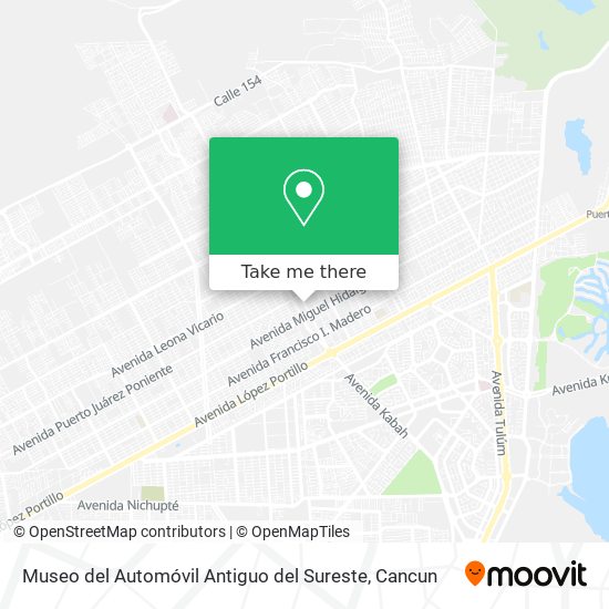 Museo del Automóvil Antiguo del Sureste map