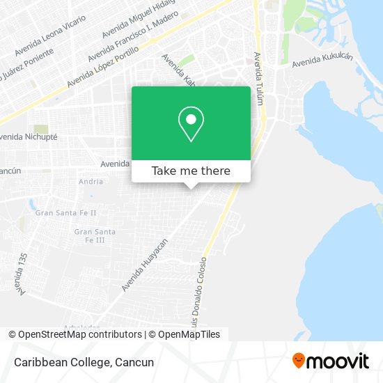 Caribbean College map