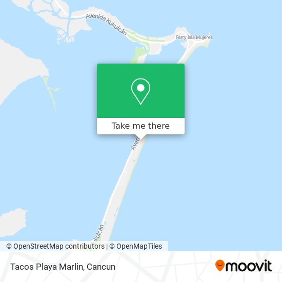 Tacos Playa Marlin map