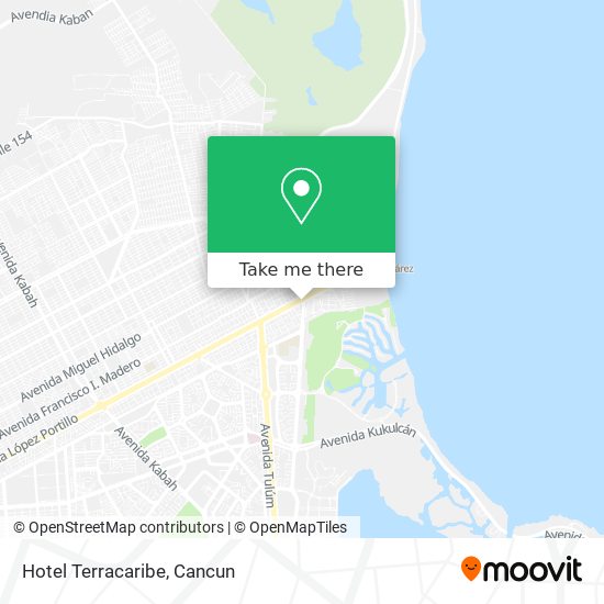 Hotel Terracaribe map